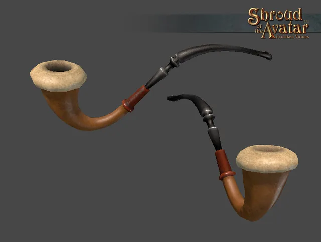 Ornate Wooden Pipe