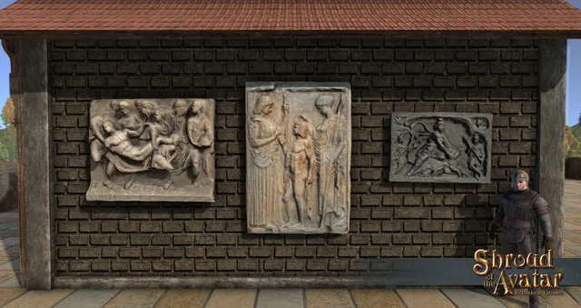 Ancient Wall Sculptures Set