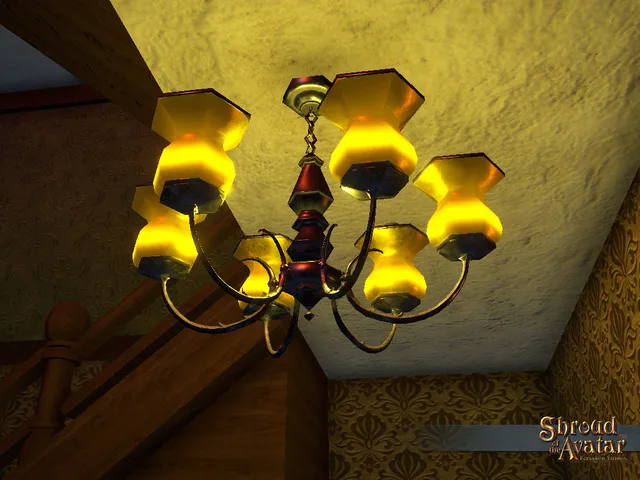 Fancy Yellow Chandelier 3-Pack