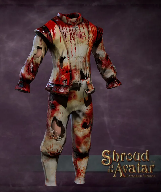 Torn and Tattered Wedding Tuxedo Outfit