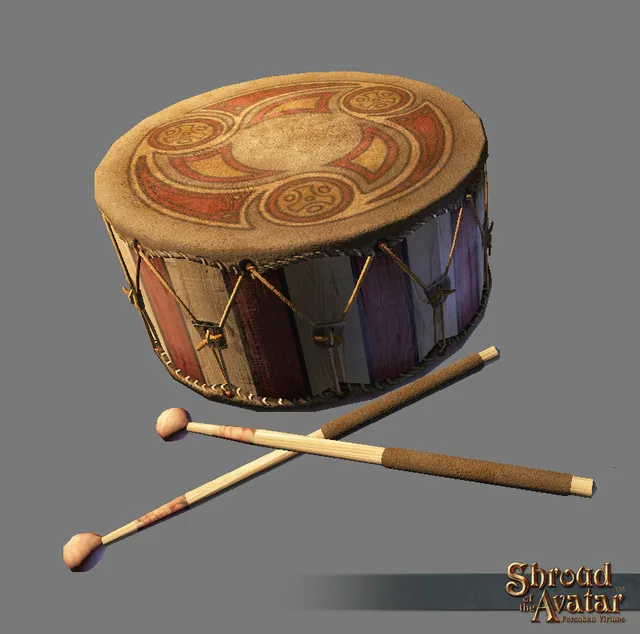 Cordovan Maple Inlaid Drum