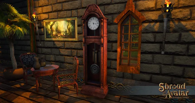 Crown Top Grandfather Clock