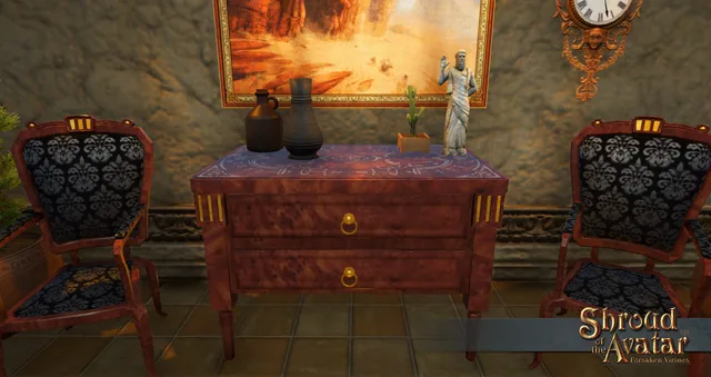 Burled Wood Antique Furniture Set