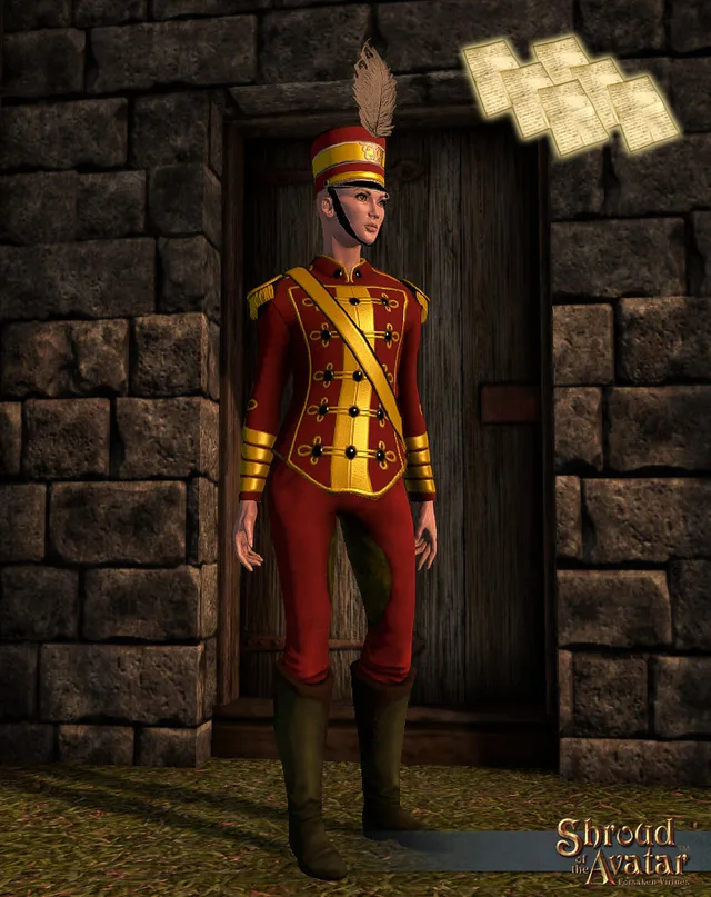 Ornate Marching Band Shirt & Hat Pattern Pack