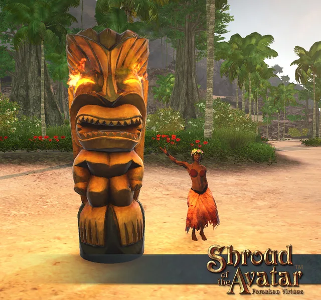 Large Tiki Statue