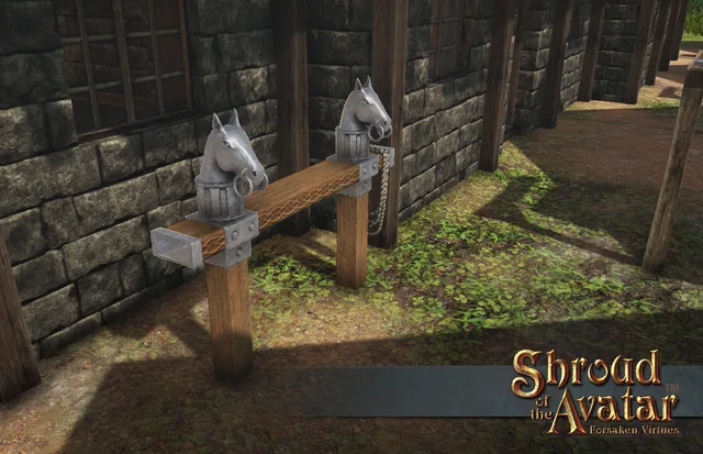 Ornate Hitching Post