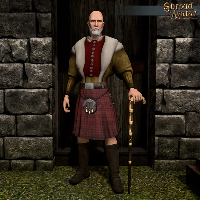 Ornate Long Kilt