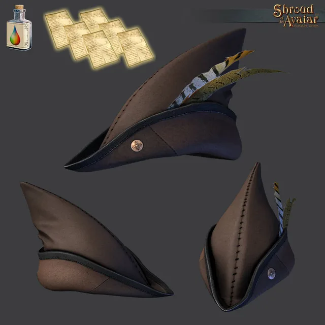 Brown Bycocket Hat Pattern Pack
