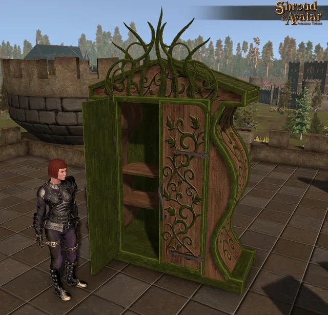 Ornate Elven Wardrobe