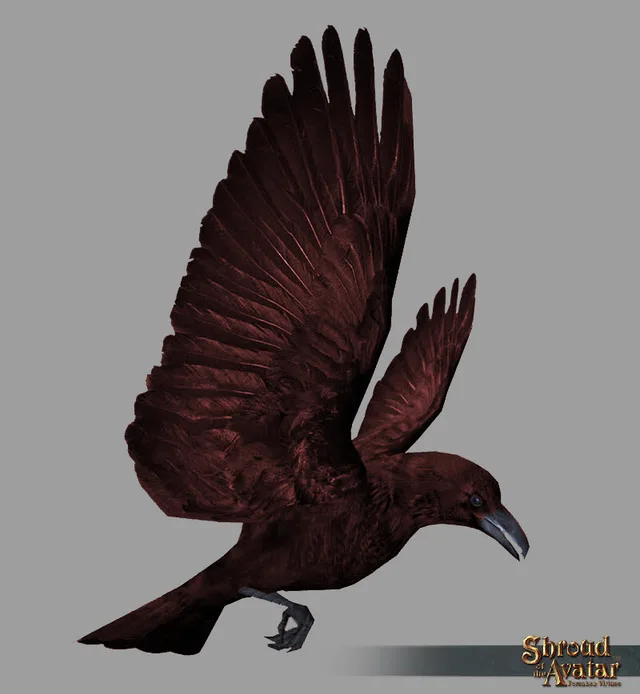 Blood Raven Decoration Pet