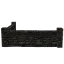 Corner Rough Stone Fence
