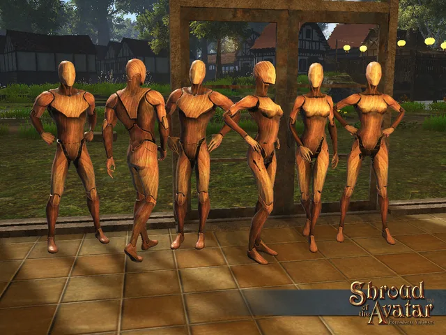Wooden Mannequin 6-Pack