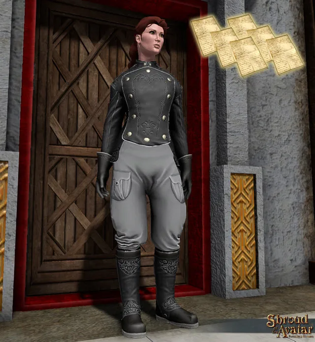 Black & Chrome Ornate Aeronaut Outfit Pattern Pack
