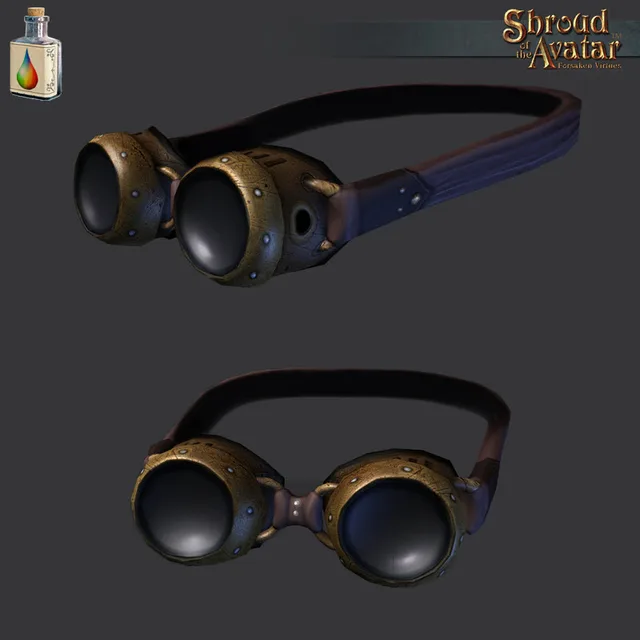 Brown Steampunk Goggles