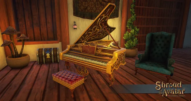 Ornate Grand Piano