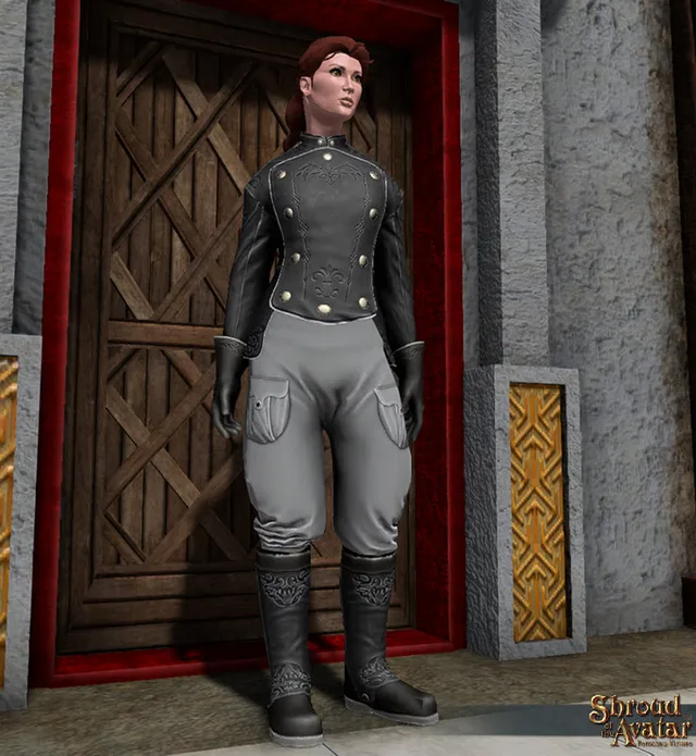 Black & Chrome Ornate Aeronaut Outfit