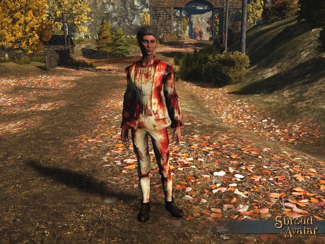 Torn and Tattered Wedding Tuxedo Outfit