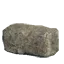 1Wx1Hx2L Rough Stone Rectangle Block