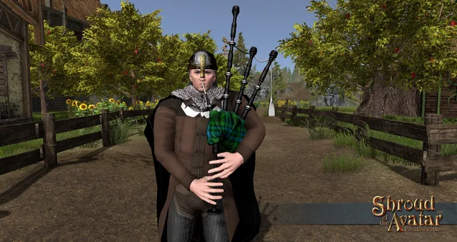 Ornate Bagpipes