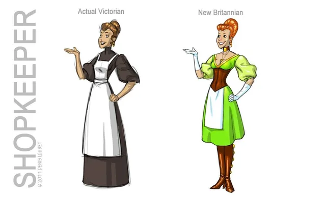 Aqua Female Shopkeeper