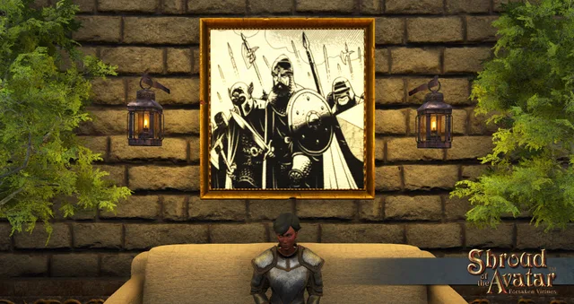 Framed Denis Loubet Illustrations Characters Set 1
