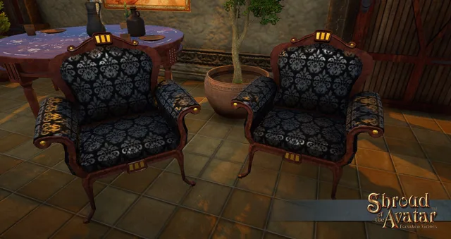 Burled Wood Antique Furniture Set