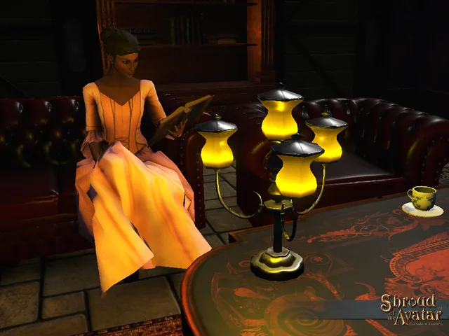 Fancy Yellow Table Lamp 3-Pack