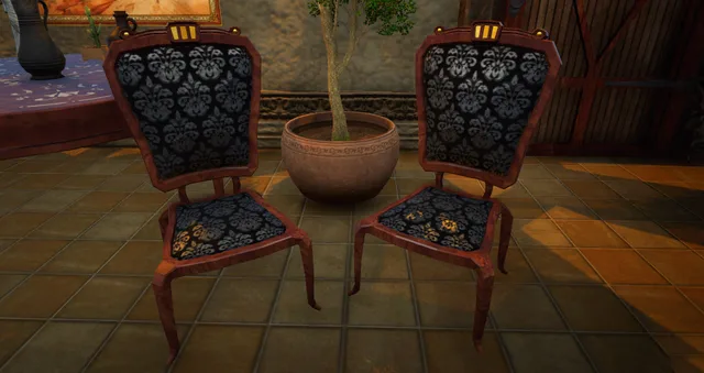 Burled Wood Antique Furniture Set