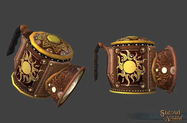 Ornate Brass Darklamp