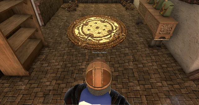 Round Rug (Yellow)