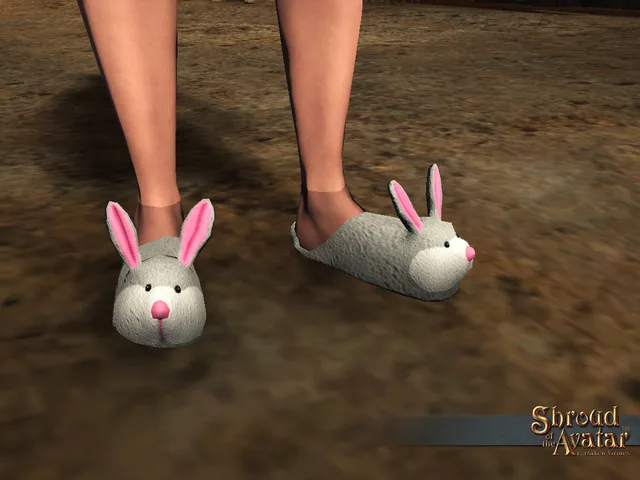 Bunny Ears & Slippers Set