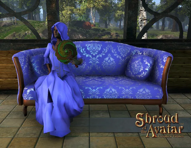 Magical Blue Glowing Dye