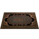 Rectangle Rug (Orange and Black)