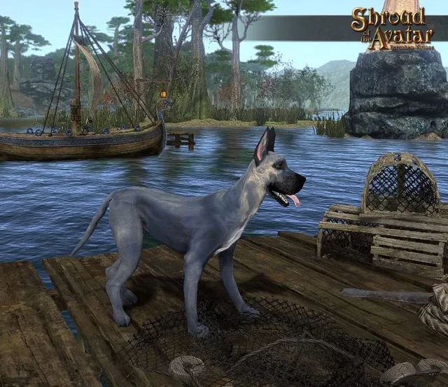 Grey Great Dane Decoration Pet