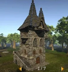 Stone Five-Story Wizard's Tower (Village Home)