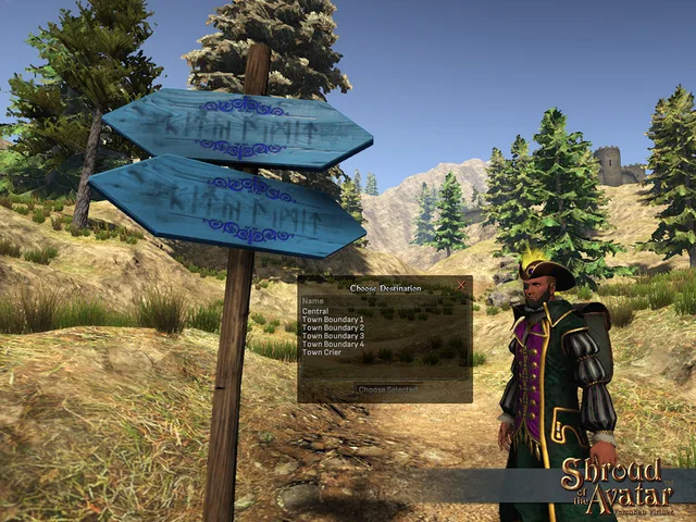 Player-Owned Town Signpost
