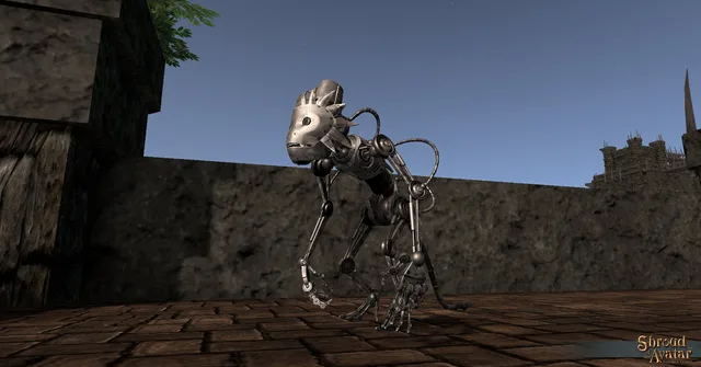 Silver Clockwork Monkey Decoration Pet
