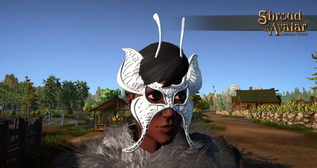 White Butterfly Mask