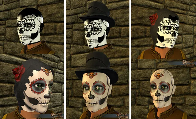 Day of the Dead Mask 6-Pack