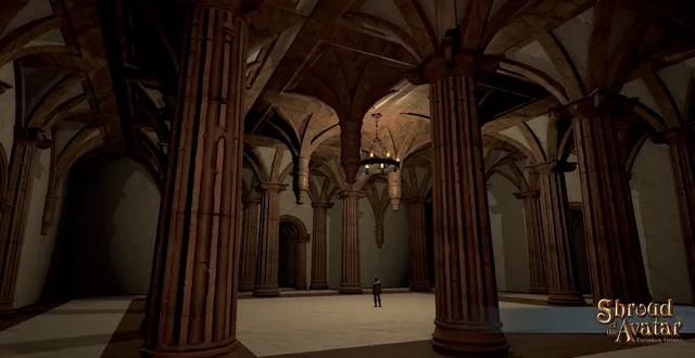 Ornate Triple Connection Marble Dungeon Foyer