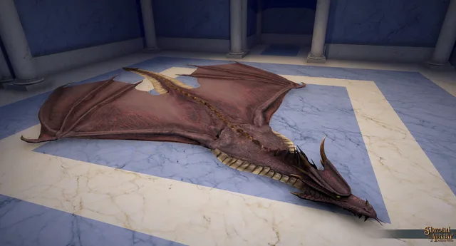 Purple Dragon Skin Rug