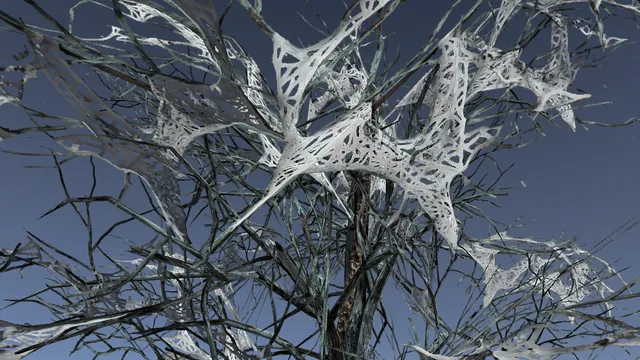 Dead Tree with Spider Webs 6-Pack