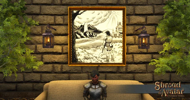 Framed Denis Loubet Illustrations Characters Set 1