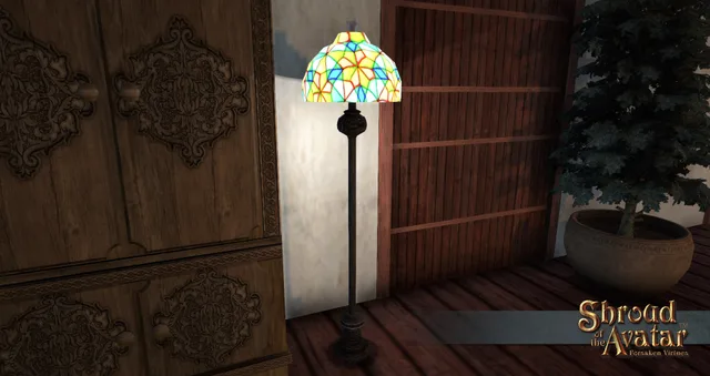 Geometric Stained Glass Oil Floor Lamp 3-Pack
