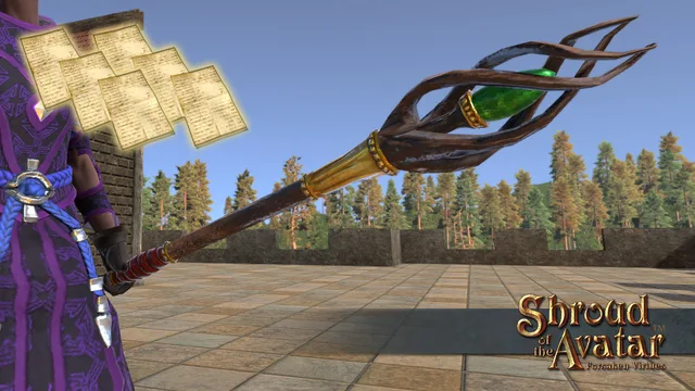 Ornate Elven Mage Staff Pattern Pack