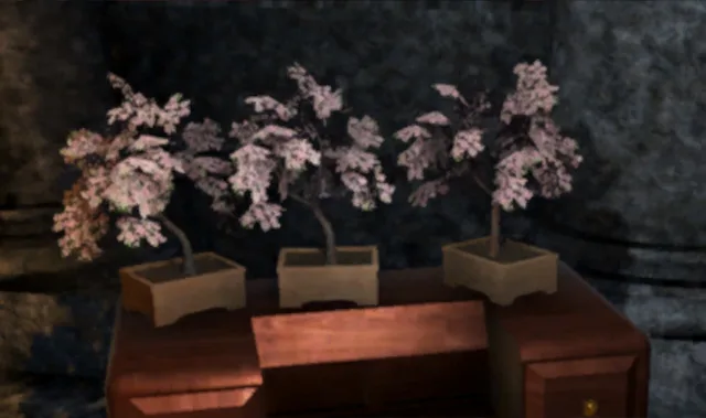 Tabletop Cherry Blossoms Tree 3-Pack