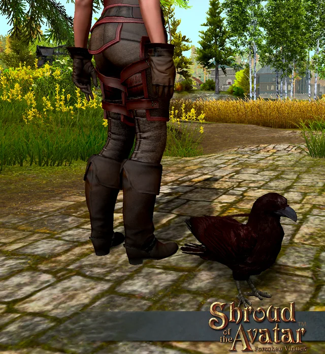 Blood Raven Decoration Pet