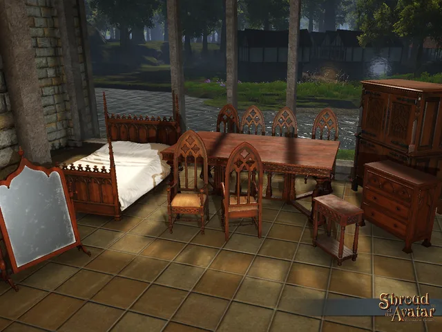 Gothic Furniture Bedroom Set