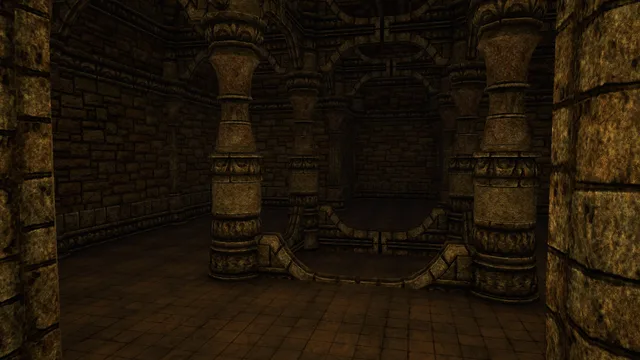 Stone Dungeon Small Temple (The Fall)