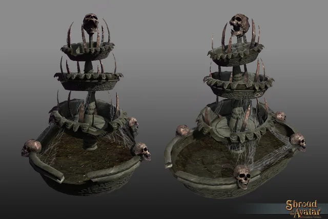 Large Spooky Fountain